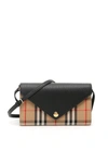 BURBERRY HANNA WALLET WITH SHOULDER STRAP