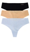 CALVIN KLEIN UNDERWEAR INVISIBLE MULTI PANTS PACK,CKUD-WI242
