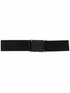 N°21 Logo Buckle Belt In Schwarz