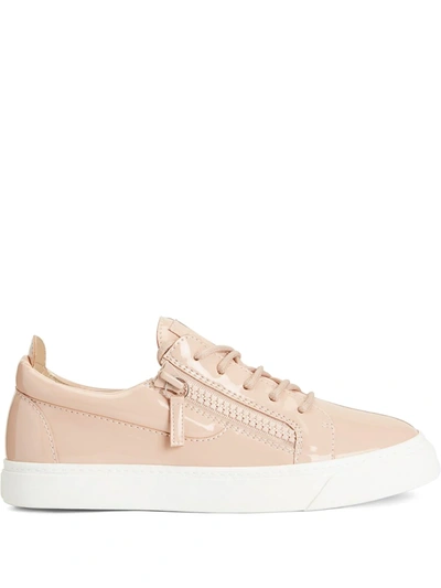 Giuseppe Zanotti Nicki Low-top Suede Trainers In Pink