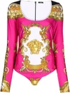 VERSACE BAROCCO-PRINT BODYSUIT