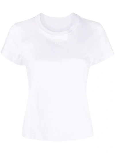 Alexander Wang T Round Neck Short-sleeved T-shirt In Weiss