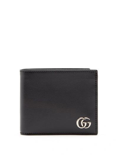 Gucci Gg Marmont Leather Classic Wallet In Black