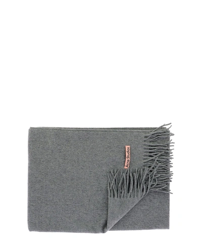 Acne Studios "oversized" Scarf In Grey