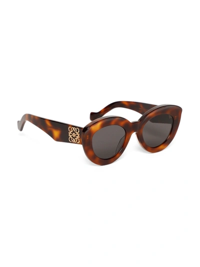 Loewe Tortoiseshell Effect Cat-eye Sunglasses Havana Brown