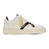 Human Recreational Services Off-white Mongoose Low Sneakers In Black/bone