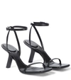 Balenciaga Void 80mm Ankle-strap High-heel Sandals In Black