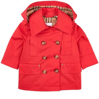 Burberry Babies' Kids In Red