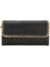 Stella Mccartney Portafoglio Flap In Black