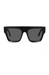 Stella Mccartney Falabella Sunglasses In Shiny Black