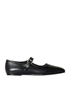 The Row Boheme Mj Ballet Flats In Nappa Leather In Black