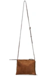 The Row Womens Caramel Shg Nu Mini Suede Cross-body Bag In Caramel
