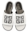 Givenchy 4g-motif Open-toe Sandals In White