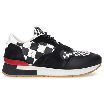 Givenchy Low-top Sneakers Miles Calfskin In Black