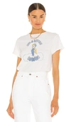 Re/done Little Angel Short-sleeved T-shirt In Vintage White