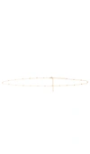 Casa Clara Lily Belly Chain In Metallic Gold
