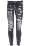 DSQUARED2 JENNIFER CROPPED JEANS,S75LB0515 S30503 900