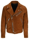 TOM FORD DOUBLE-BREASTED BIKER JACKET,TFL828BY435M05