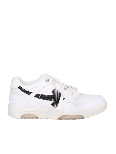 Off-white Men's Out Of Office Arrow Low-top Sneakers In White