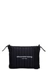 ALEXANDER WANG ELITE SHOULDER BAG IN BLACK NYLON,20321R30T001