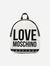 LOVE MOSCHINO BACKPACK WITH ALL-OVER CONTRASTING LOGO PRINT,JC4183PP1DLI0 -100