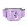 Beltbe Lavender Square Buckle Belt In Buckle