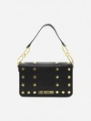 LOVE MOSCHINO SHOULDER BAG WITH ALL-OVER STUDS DETAIL,JC4218PP1DLM0 -000