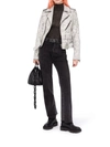 Golden Goose Chiodo Destiny Slim Biker Jacket In White