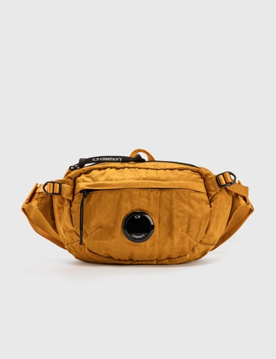 C.p. Company Nylon Lens Crossbody Bag In Yellow