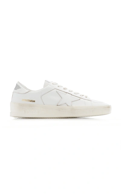 Golden Goose White Front Lace-up Sneakers
