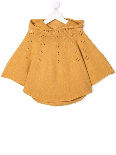 Knot Babies' Yumi Knitted Cape In 中性色