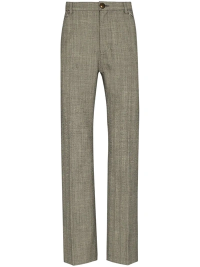 スラックス stefan cooke boat neck herringbone pants Stefan Cooke Herringbone Wool Trousers In 灰色 | ModeSens
