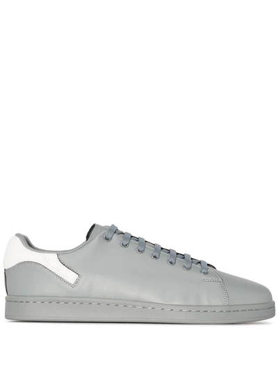 Raf Simons Orion Faux-leather Trainers In Grey