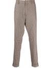 DSQUARED2 CHECK STRAIGHT-LEG TROUSERS