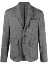 Dsquared2 Herringbone Print Blazer In 灰色