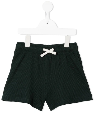 Tiny Cottons Drawstring Track Shorts In 绿色