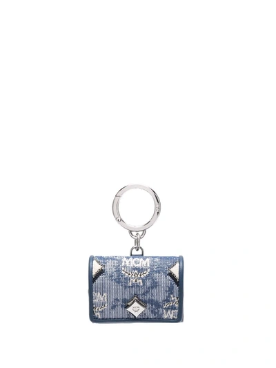 MCM AirPods Pro Vintage Jacquard Monogramケース Mcm Vintage Jacquard Monogram Airpods Pro Case In 蓝色