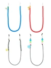 Amir Slama Set Of Four Multi-function Straps In 彩色