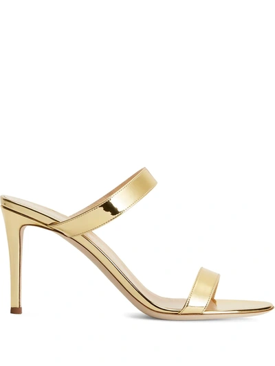 Giuseppe Zanotti Calista 85mm Sandals In Gold