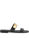 Giuseppe Zanotti Zak Strap-detail Sandals In 黑色