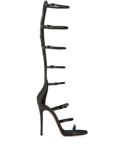 Giuseppe Zanotti Super Harmony 120mm Sandals In Black