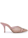 MALONE SOULIERS MISSY WICKER-WOVEN MULES