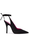 Shop Attico Venus 105mm Pumps In 黑色