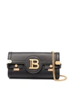 Balmain B-buzz 23 Clutch Bag In 黑色