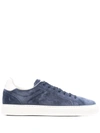 Brunello Cucinelli Navy Blue Low-top Trainers