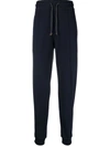 BRUNELLO CUCINELLI TAPERED-LEG PINTUCK-DETAIL TRACK trousers
