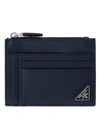 PRADA PRADA TRIANGLE LOGO ZIPPED CARDHOLDER