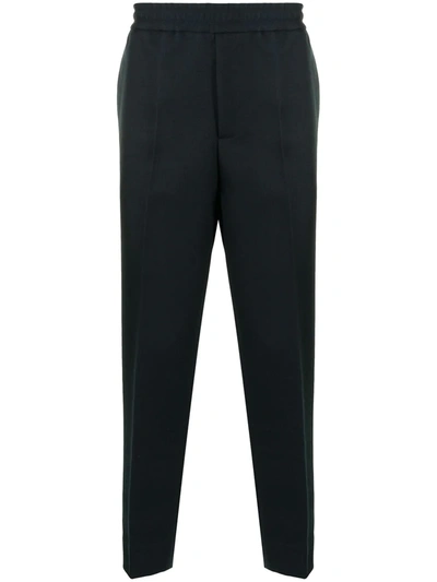 Golden Goose Cotton Straight-leg Trousers In 绿色