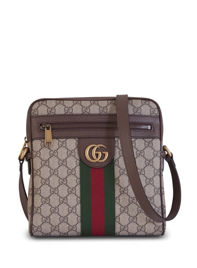 Gucci Ophidia Gg Small Messenger Bag In Beige