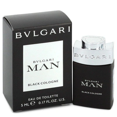 Bvlgari Man Black Cologne By  Mini Edt .17 oz